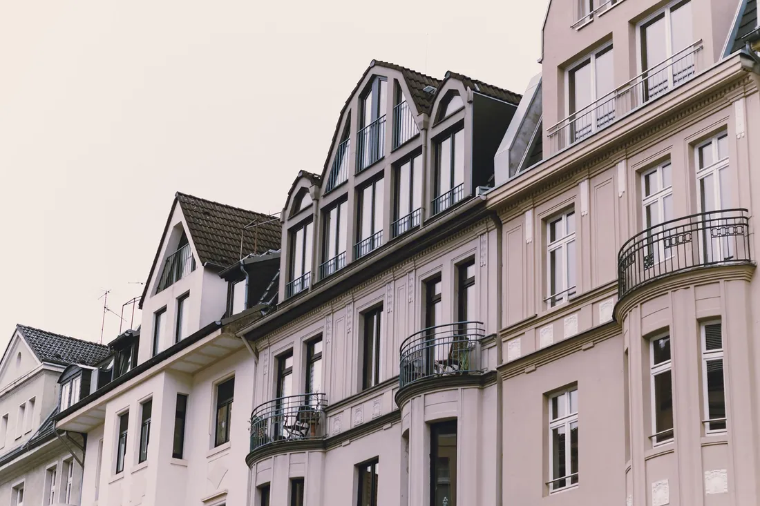Historische Häuserfassade in der Templiner Altstadt